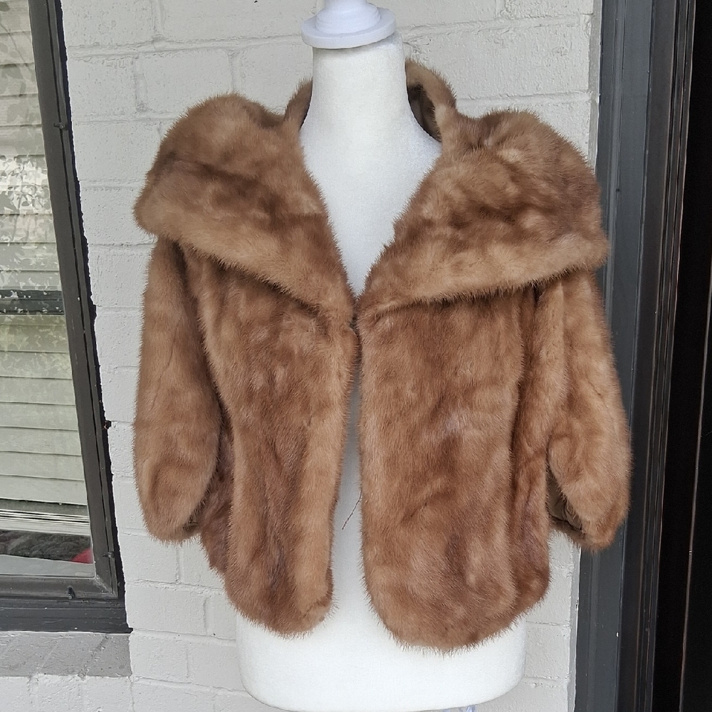 Luxurious Tan Teddy Jacket Vintage